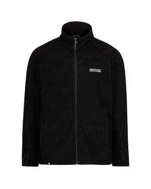 Regatta Great Outdoors Mens Hedman II Two Tone Fleecejacka med full dragkedja (svart/svart)