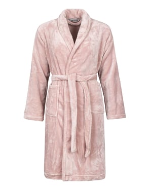 Heat Holders - Fleece morgonrock för damer för vinterbruk - Dusty Pink