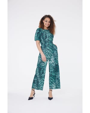 Nia Leopard Print Jumpsuit