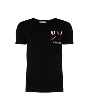 Iceberg T-Shirt Herr Svart