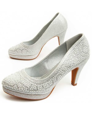 Montevita Heel Shoe Unne67 In Silver