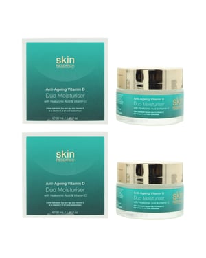 Skin Research Anti-Ageing Vitamin D Duo Moisturiser 50ml X 2