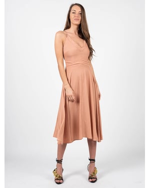 Patrizia Pepe Klänning Dam Beige