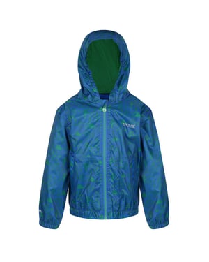 Regatta Childrens/Kids Muddy Puddle Peppa Pig Hooded Waterproof Jacket (Oxford Blue)