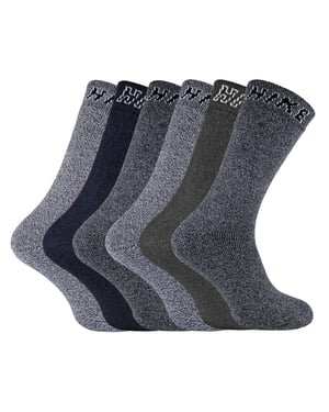Sock Snob - 6 Pairs HIKE Mens Summer Breathable Cotton Hiking Socks