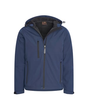 Cappuccino Italia Softshell hood jacket navy