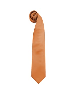 Premier Mannen “Kleuren” Effen Mode / Zakelijke Stropdas (Oranje)