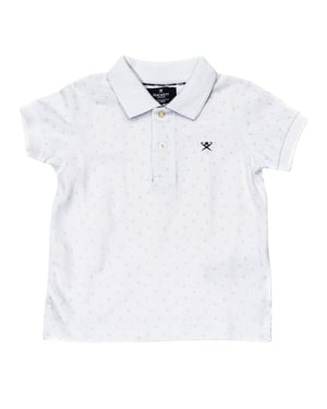 Kortärmad polo för pojkar med kavajkrage HK560958