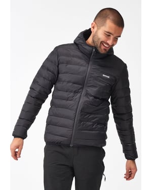 Regatta Mens Marizion Padded Insulated Jacket in Black
