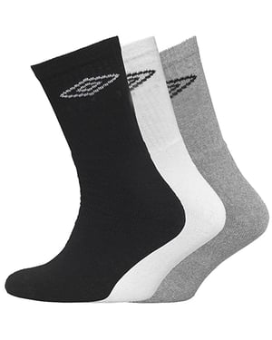 Umbro 3-Pack Mens Multicoloured Shoe Liner Socks