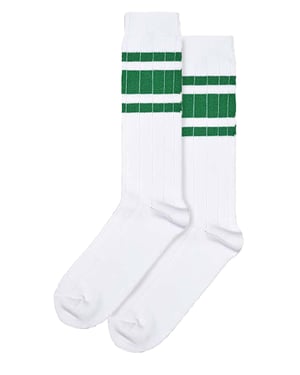 1 Pack Grappige Chunky Sokken | Happy Socks | Grappige Geribbelde Sokken - Groen