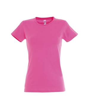 SOLS Dames/dames Imperial Heavy Short Sleeve T-Shirt (Orchideeënroze)