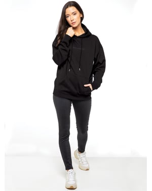 Enzo Dames Oversized Essentiële Hoodie
