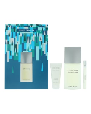 Issey Miyake L'eau D'Issey Pour Homme Eau de Toilette 125ml + 10ml + Shower Gel 50ml