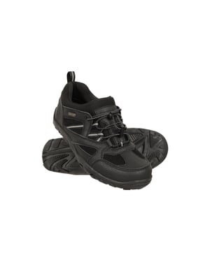 Mountain Warehouse Meander Waterdichte Wandelschoenen voor Kinderen/Kinderen (Zwart)