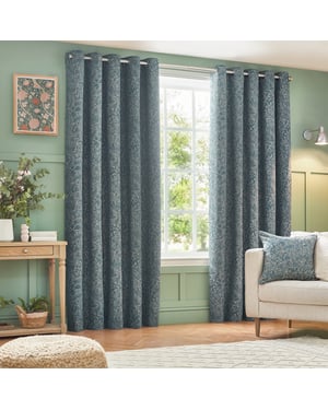 Wylder Grantley Jacquard Eyelet Curtains