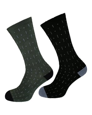 Oakley 2-Pack Ltch Mens Green/Black Cycling Socks