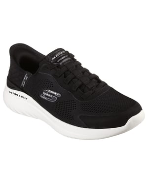 Skechers Bounder 2.0 Emerged Textile Men's Black/White Trainers