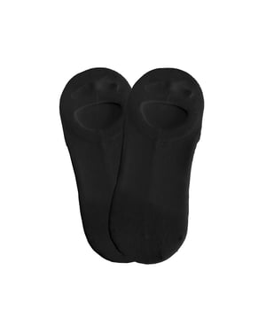 Superga Unisex Adult Invisible Socks (Pack of 2) (Black)