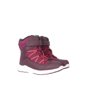 Mountain Warehouse Denver Adaptive Waterdichte Sneeuwlaarzen voor Kinderen/Kinderen (Bes)