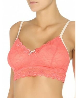 Lola Wirefree Bralette Coral