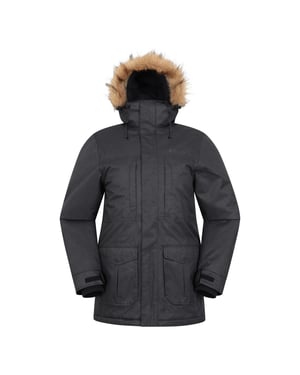 Mountain Warehouse Heren Gorge II Long Jacket (Zwart)