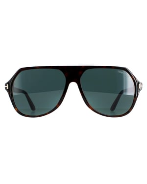 Tom Ford Aviator Mens Dark Havana Blue FT0934 Hayes zonnebril