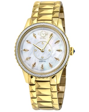 Siena Swiss Quartz MOP Dial 316L Stainless Steel Diamond Watch