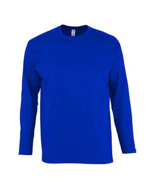 SOLS Heren Monarch T-Shirt met lange mouwen (Koningsblauw)