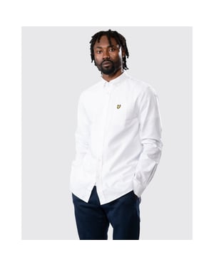 Lyle & Scott Regular Fit Light Weight Oxford Shirt in White