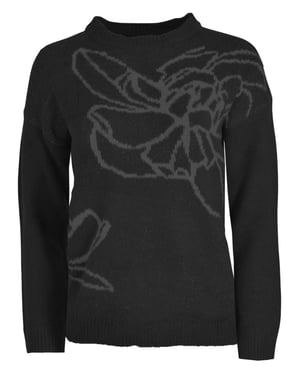 Floral Art Crew Neck Jumper