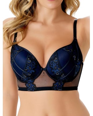 VIP Rapture Longline Padded Plunge Bra