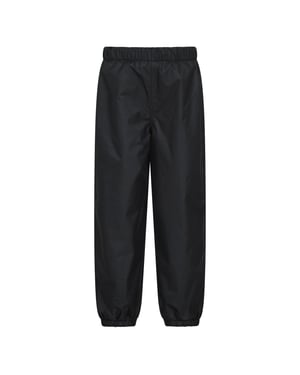 Mountain Warehouse Waterdichte kinder/kinder fleece gevoerde broek (Zwart)
