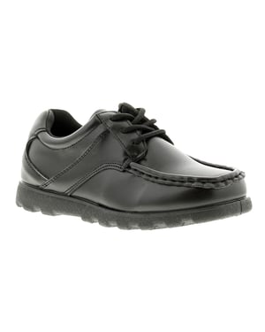 Rockstorm woolley boys kids school shoes black