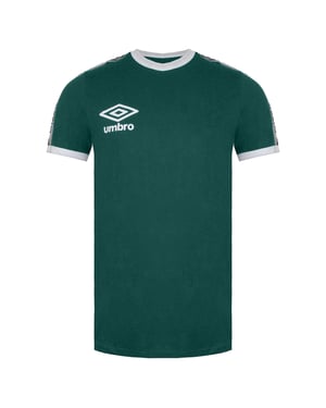 Umbro Ringer Heren Groen/Wit T-Shirt