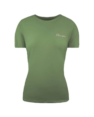 Champion Comfort Fit Dames Groen T-Shirt