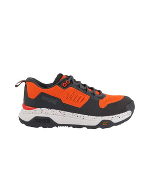 Regatta Mens Crossfort Safety Boots (Flame Orange/Gunmetal Grey)