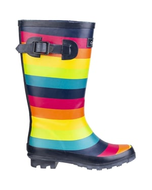 Cotswold Kids Regenlaarzen met Regenboog (Multikleur)