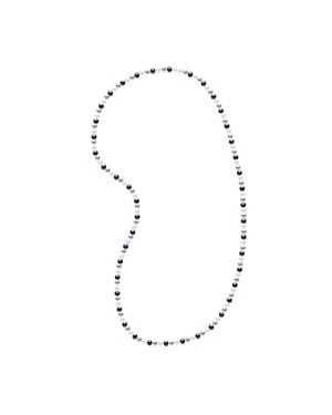 Lang Collier Echte Gecultiveerde Zoetwaterparels Barok 6-7 mm