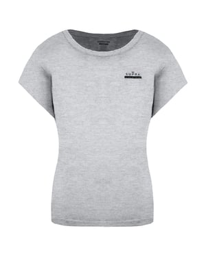 Supra Korte Mouw Ronde Hals Grijs Dames Internationaal T-shirt 192223 020