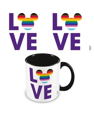Disney Pride Love Mug (White/Purple/Black)
