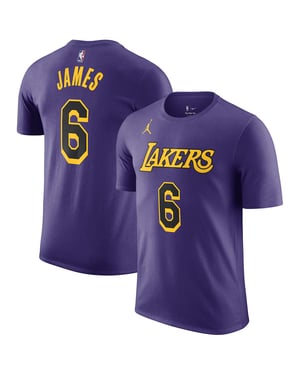 Jordan NBA Los Angeles Lakers 06 James Lebron Kids Statement T-Shirt