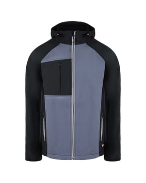 Dickies Softshell grå/svart slitstark jacka för herrar