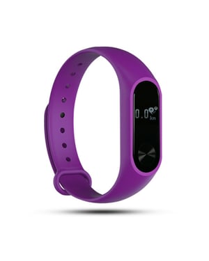 Aquarius AQ112 Fitness Tracker With Heart Rate Monitor Purple