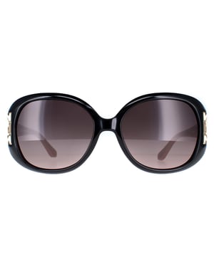 Salvatore Ferragamo SF668 001 zwart taupe bruin gradiënt zonnebril