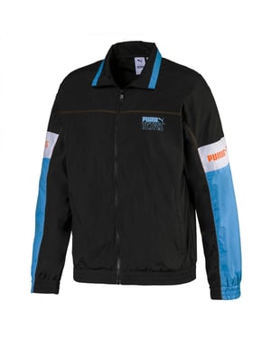 Puma x Tetris Long Sleeve Zip Up Black Mens Jacket 597136 01