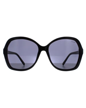 Atum Butterfly Womens Shiny Black Smoke Grey Aelius
