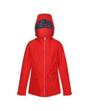 Regatta Womens/Ladies Navassa Waterproof Jacket (High Risk Red)