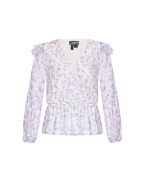 Dreimaster Blouse Dames blauw