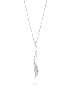 Orphelia 'Zena' Dames 925 Sterling Zilveren Ketting met Hanger - Zilver ZK-7172